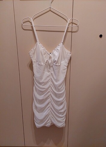 H&M H&M marka, beyaz askili yazlık elbise