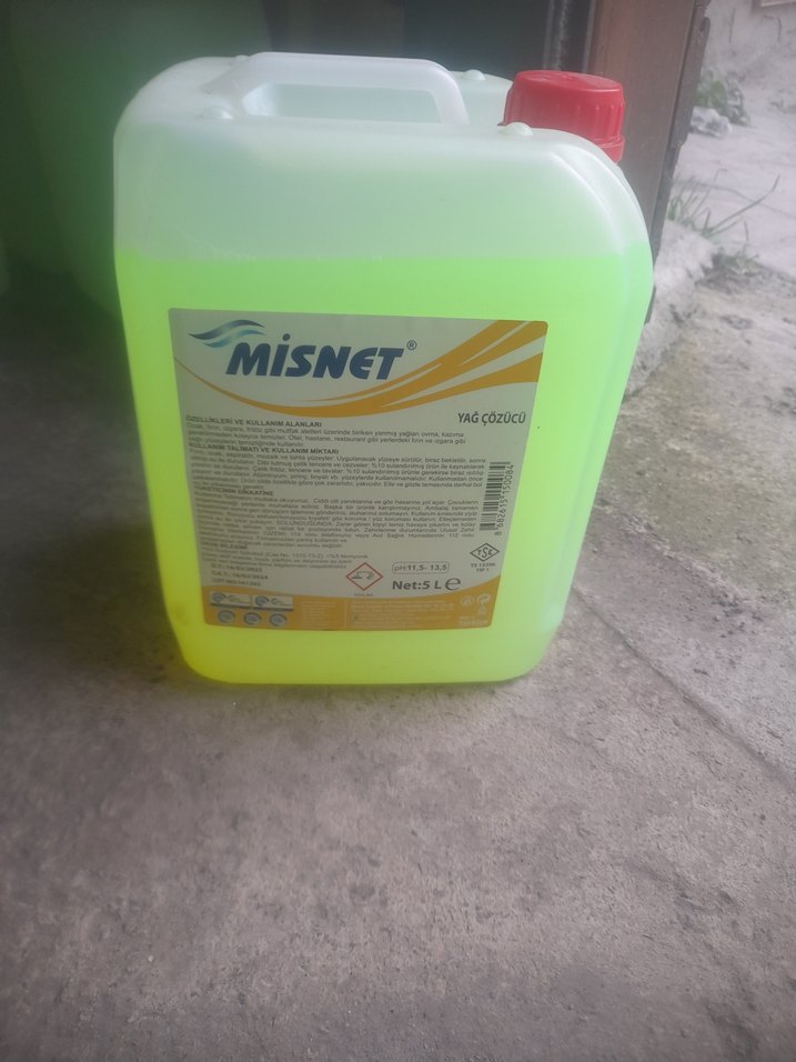 Misnet Yağ Çözücü 5 Litre Temizlik Ürünü - Görsel 2