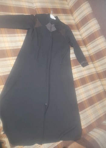 Kadın Siyah Uzun Dökümlü Ofis Palto - Görsel 3