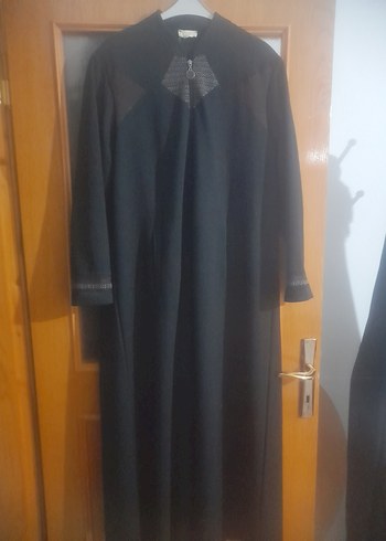 Kadın Siyah Uzun Dökümlü Ofis Palto - Görsel 2