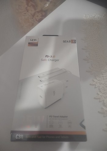 Link Beyaz Hızlı Şarj Adaptörü QC4.0 - Görsel 4