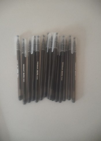 Kahverengi ve Gri Tükenmez Kalem Seti - Görsel 2