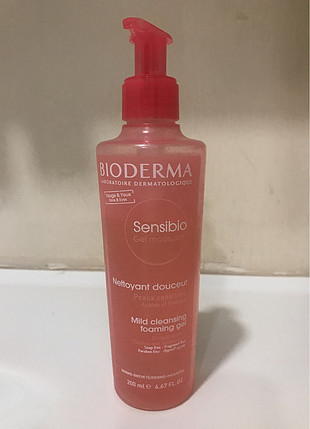 Bioderma Hassas ciltler için yüz yıkama jeli