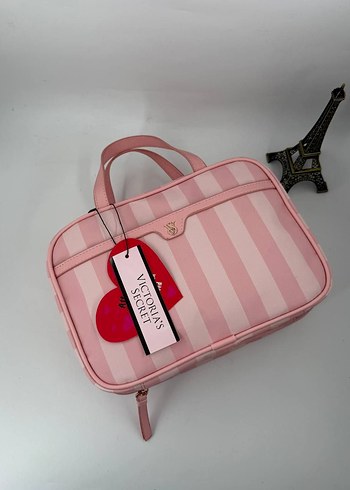 Fermuarlı Siyah Kadın Makyaj Çantası - Görsel 4