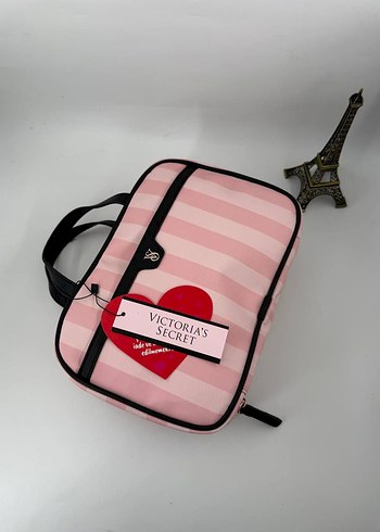 Fermuarlı Siyah Kadın Makyaj Çantası - Görsel 10