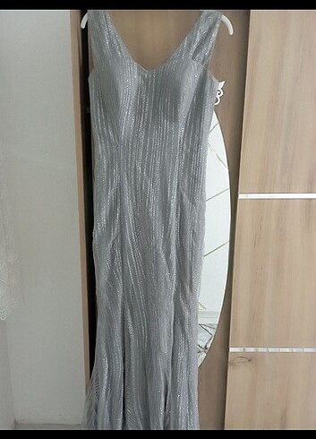 Simli şık abiye 