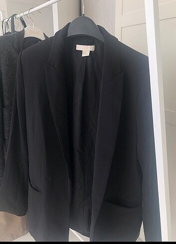 42 Beden siyah Renk Siyah Kadın Blazer