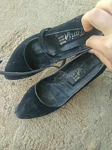 s Beden siyah Renk Topuklu ayakkabı 