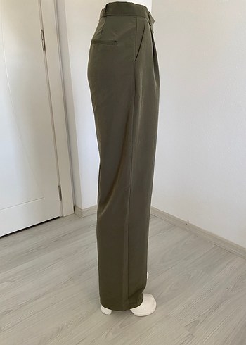 m Beden Kadın Haki Kumaş Pantolon