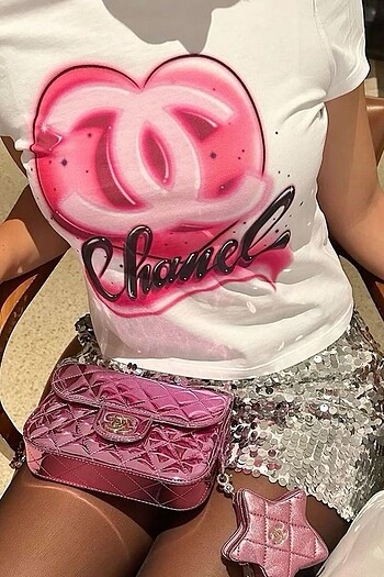 Chanel baby tee t shirt