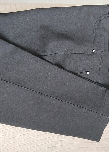 44 Beden Siyah kumaş kadın pantolon SETRMS markalı 