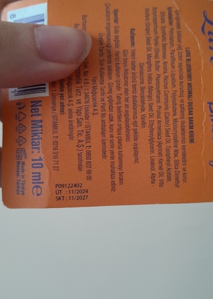 Lure Blacberry Lipbalm - Görsel 4