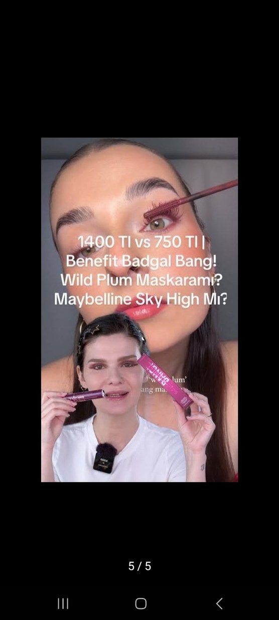 Maybelline Mürdüm Maskara - Görsel 5