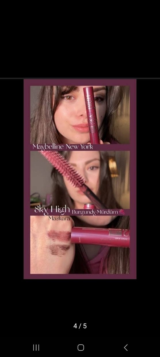 Maybelline Mürdüm Maskara - Görsel 4