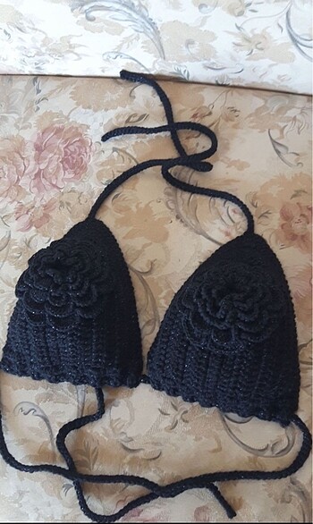 Örme bikini üst