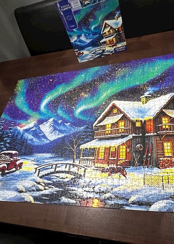 Kış Manzaralı 1500 Parça Puzzle - Görsel 2