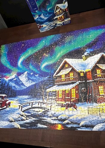 Kış Manzaralı 1500 Parça Puzzle - Görsel 3