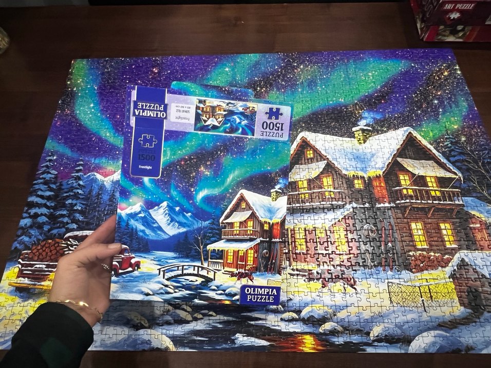 Kış Manzaralı 1500 Parça Puzzle - Görsel 4