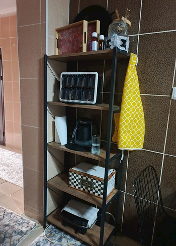 Metal ve Ahşap Raf Ünitesi - Görsel 3