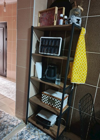 Metal ve Ahşap Raf Ünitesi - Görsel 2