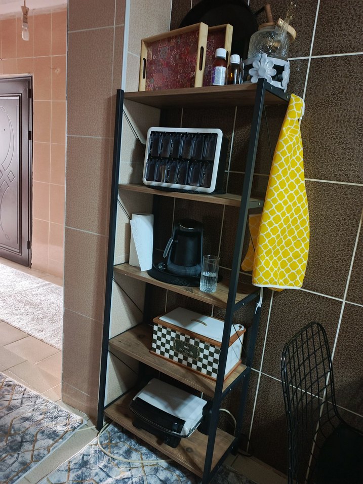 Metal ve Ahşap Raf Ünitesi - Görsel 2