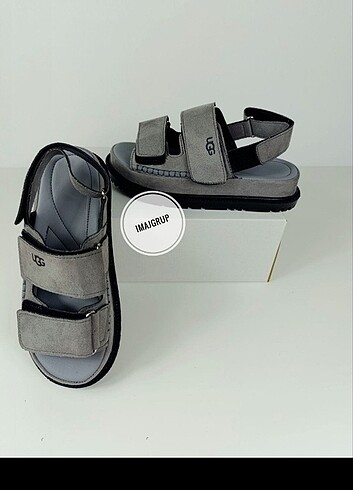 39 Beden UGG GOLDENGLOW SANDALET GRİ