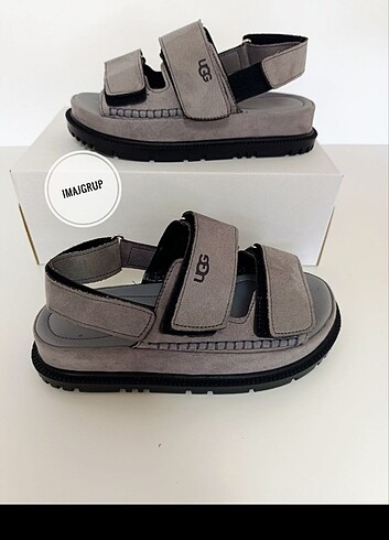 39 Beden gri Renk UGG GOLDENGLOW SANDALET GRİ