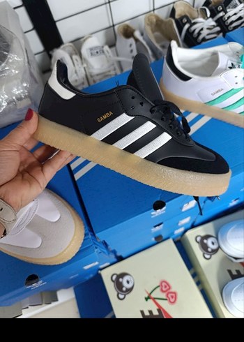 38 Beden Adidas Samba Siyah Kadın Sneakers Spor Ayakkabı
