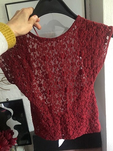 m Beden Stradivarius Dantel top