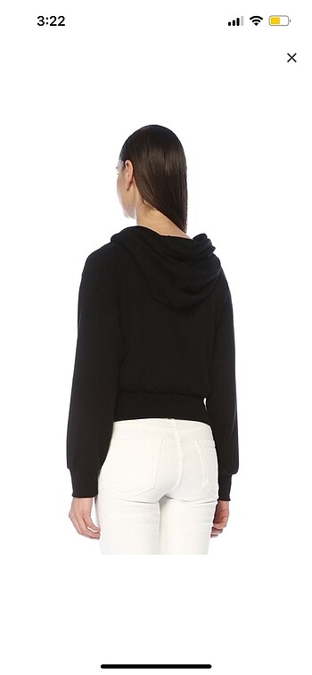 xs Beden siyah Renk All saints siyah kapüşonlu sweatshirt