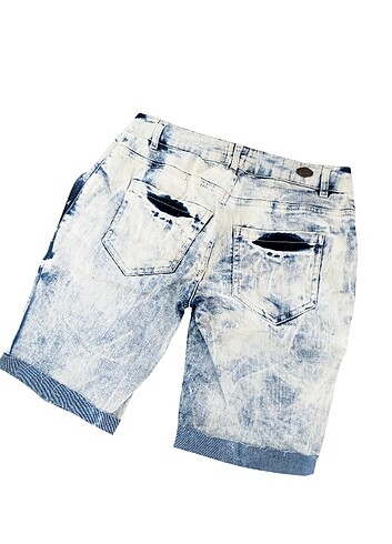 xs Beden çeşitli Renk Sheggy Marka Retro Batik Kot Şort 