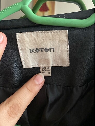 Koton Deri ceket