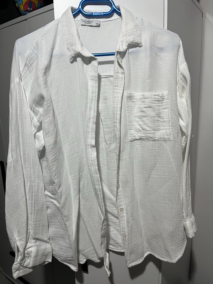 Lovelyİstanbul Oversize Basic Müslin Gömlek - Görsel 2
