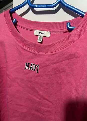 Mavi Kadın Pembe Salaş Tişört - Görsel 3