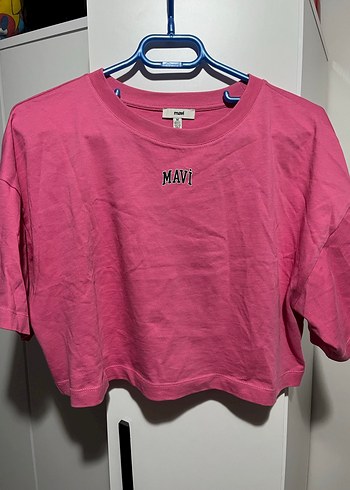 Mavi Kadın Pembe Salaş Tişört - Görsel 2