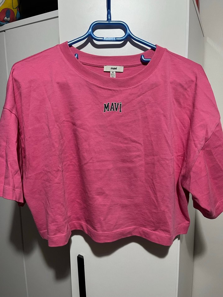 Mavi Kadın Pembe Salaş Tişört - Görsel 2