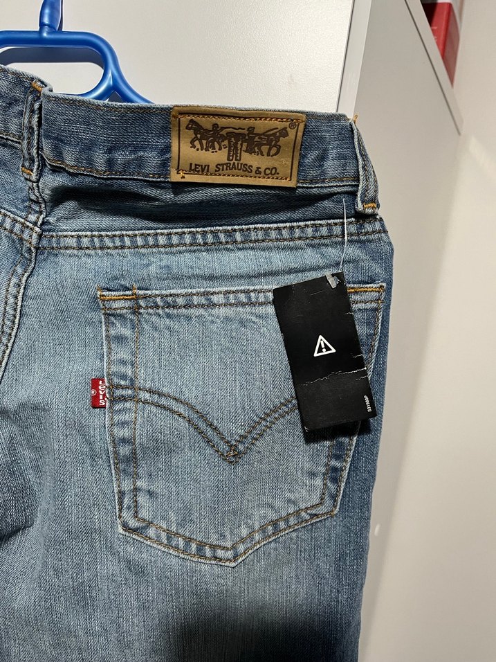 Mavi Kadın Kot Pantolon Normal Boy Tokalı - Görsel 2