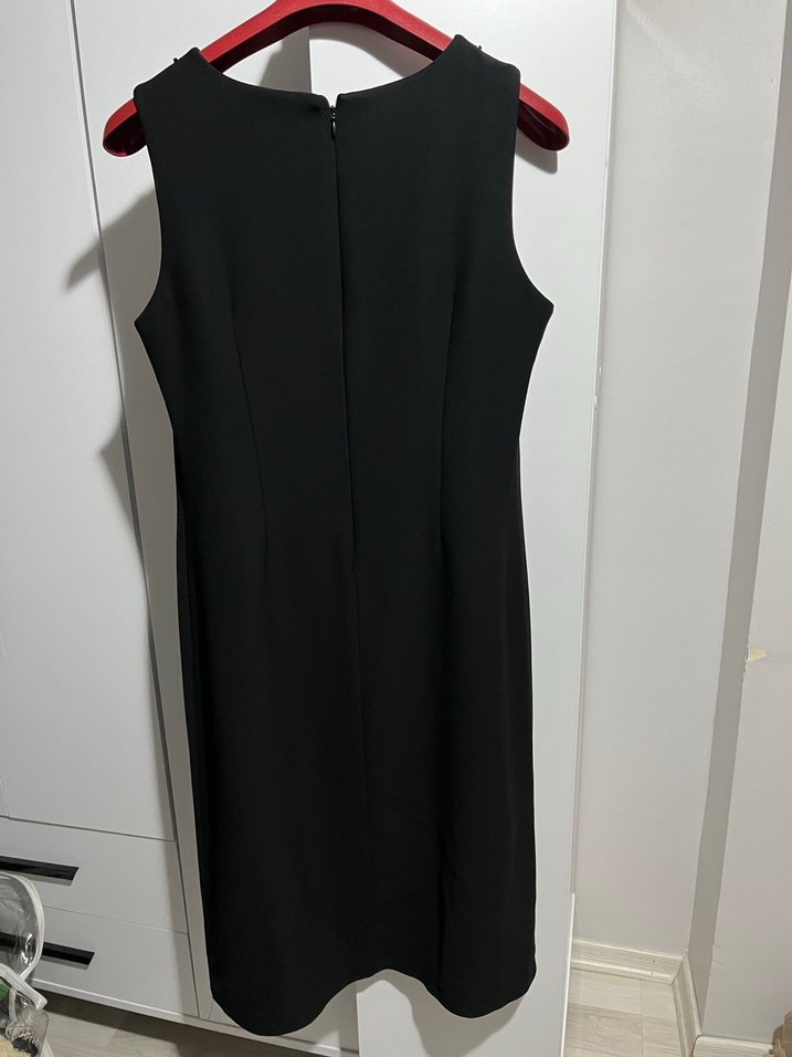 Beyaz Nakışlı Ceketli Uzun Kadın Ceket Elbise - Görsel 4