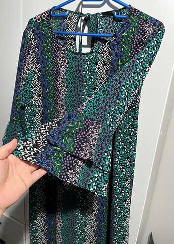 Yılan Desenli Bohem Midi Tunik - Görsel 2