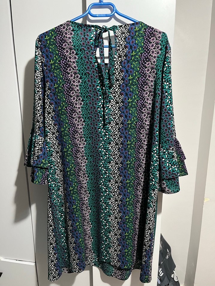 Yılan Desenli Bohem Midi Tunik - Görsel 3