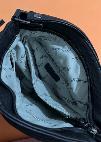 Siyah Deri Kadın Çanta - Görsel 3