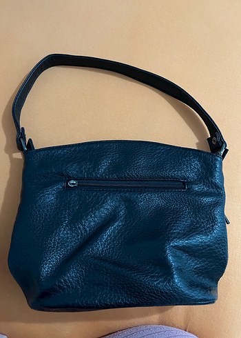 Siyah Deri Kadın Çanta - Görsel 2