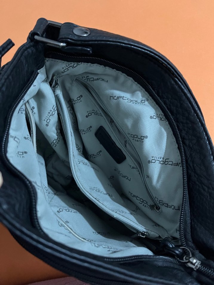 Siyah Deri Kadın Çanta - Görsel 3