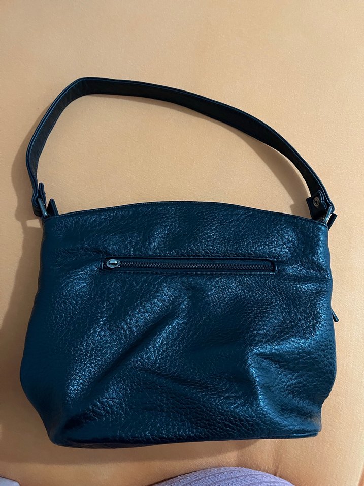 Siyah Deri Kadın Çanta - Görsel 2