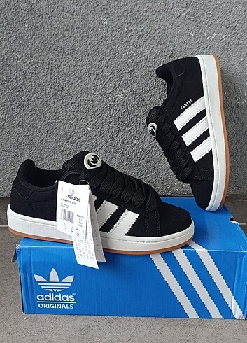 38 Beden siyah Renk Adidas Campus