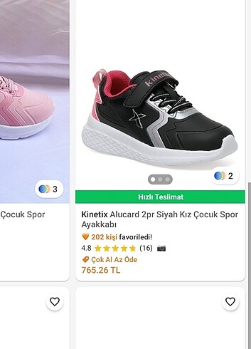 Kinetix Alucard Kız Çocuk Spor Ayakkabı 