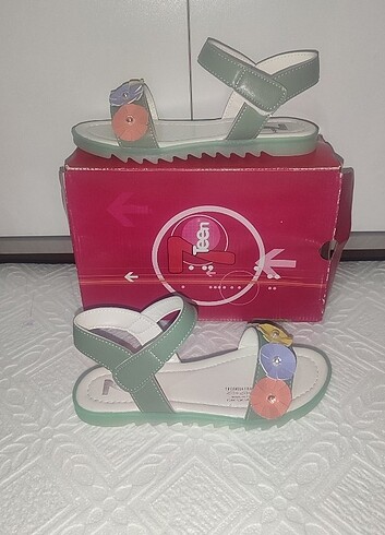 34 Beden yeşil Renk SevenTeen Frapy Kız Çocuk Sandalet