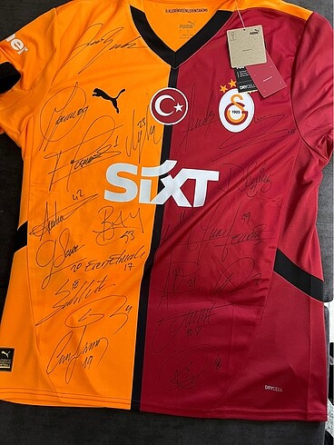 Orijinal imzalı Galatasaray forması