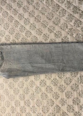 Stradivarius Gri Kadın Denim Bol Kesim Jean - Görsel 2