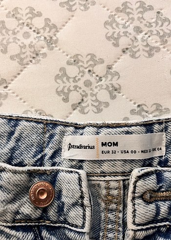 Stradivarius Gri Kadın Denim Bol Kesim Jean - Görsel 5